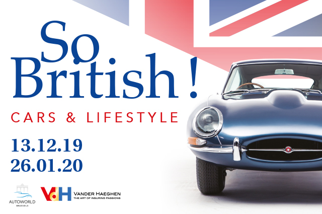 Wedstrijd expositie Autoworld « So British ! Cars & Lifestyle »