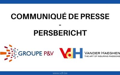 Communication presse: Le Groupe d’assurances P&V et Vander Haeghen & C° s’allient